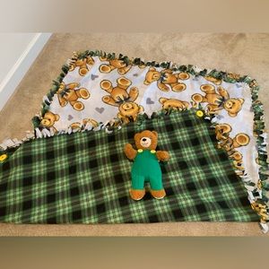 Corduroy Stuffed Animal and Blanket